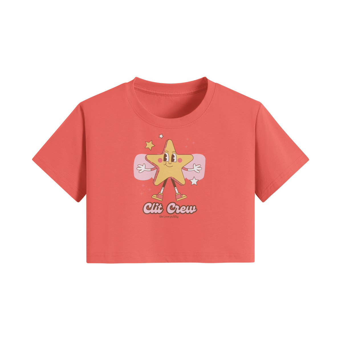 Clit Crew Crop Tee