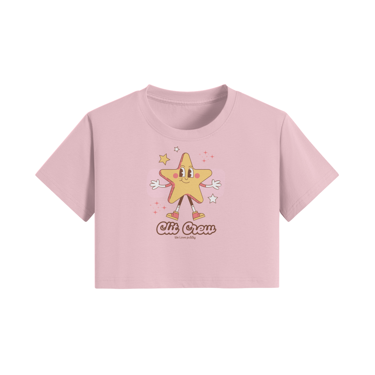 Clit Crew Crop Tee