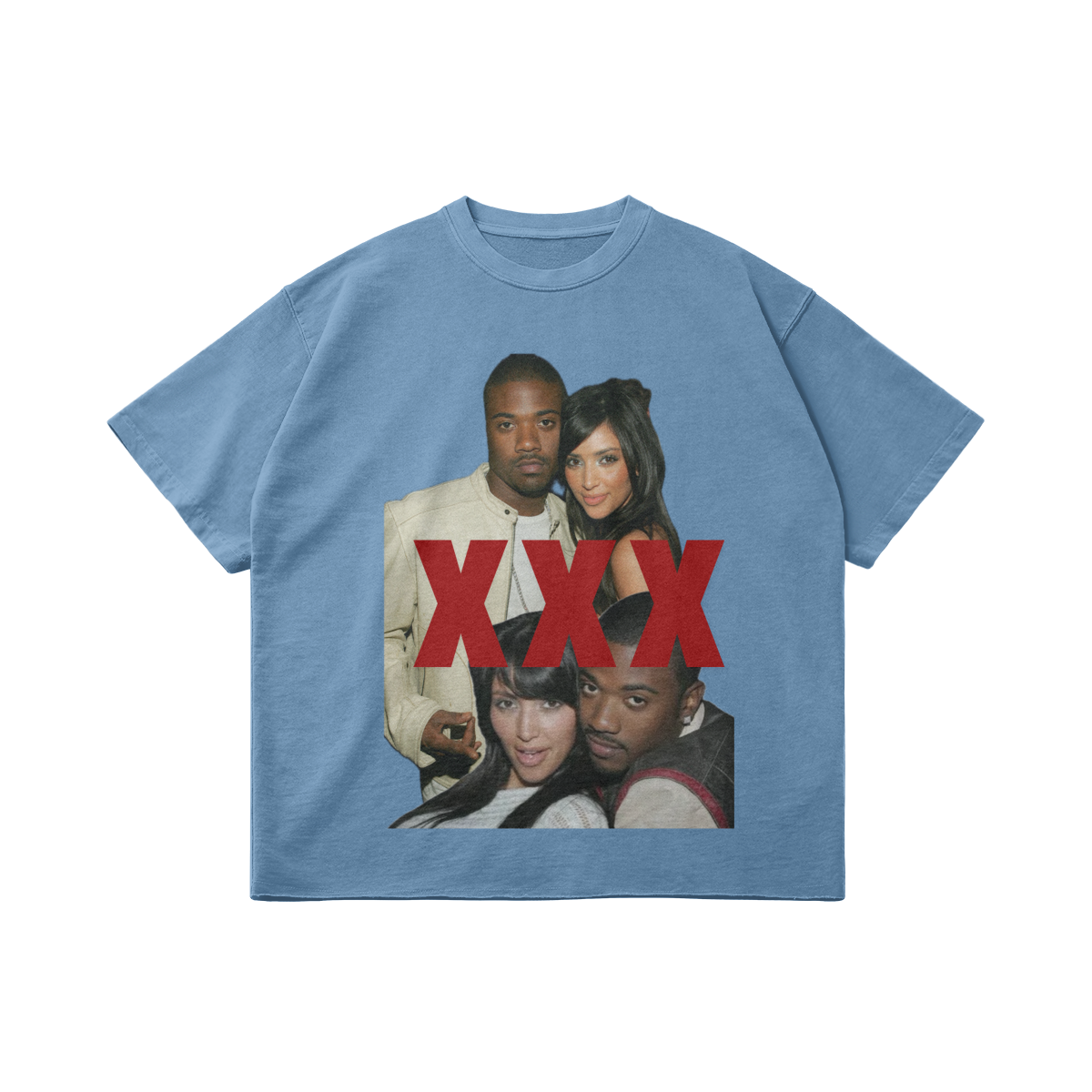 KIM K & RAY J Tee