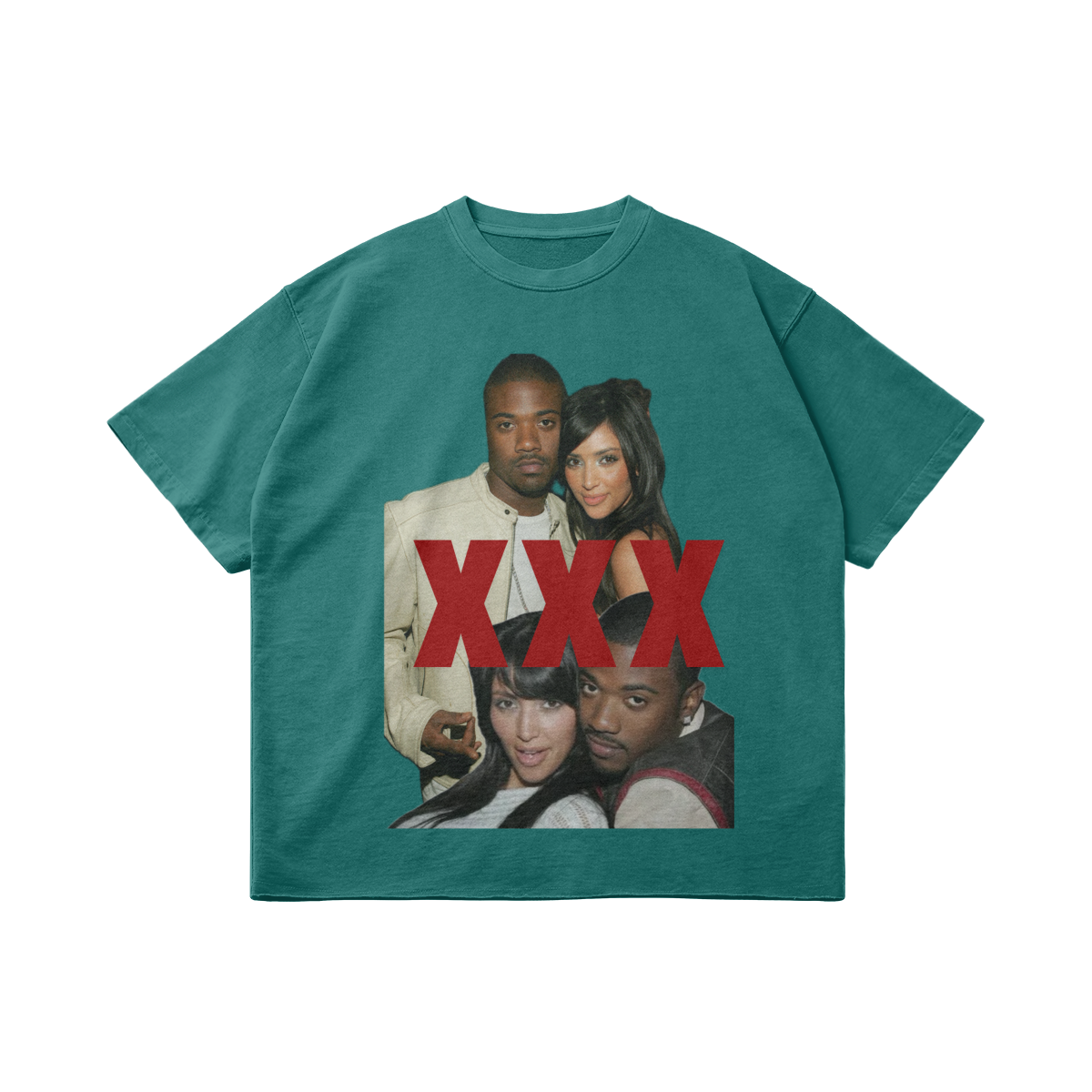 KIM K & RAY J Tee