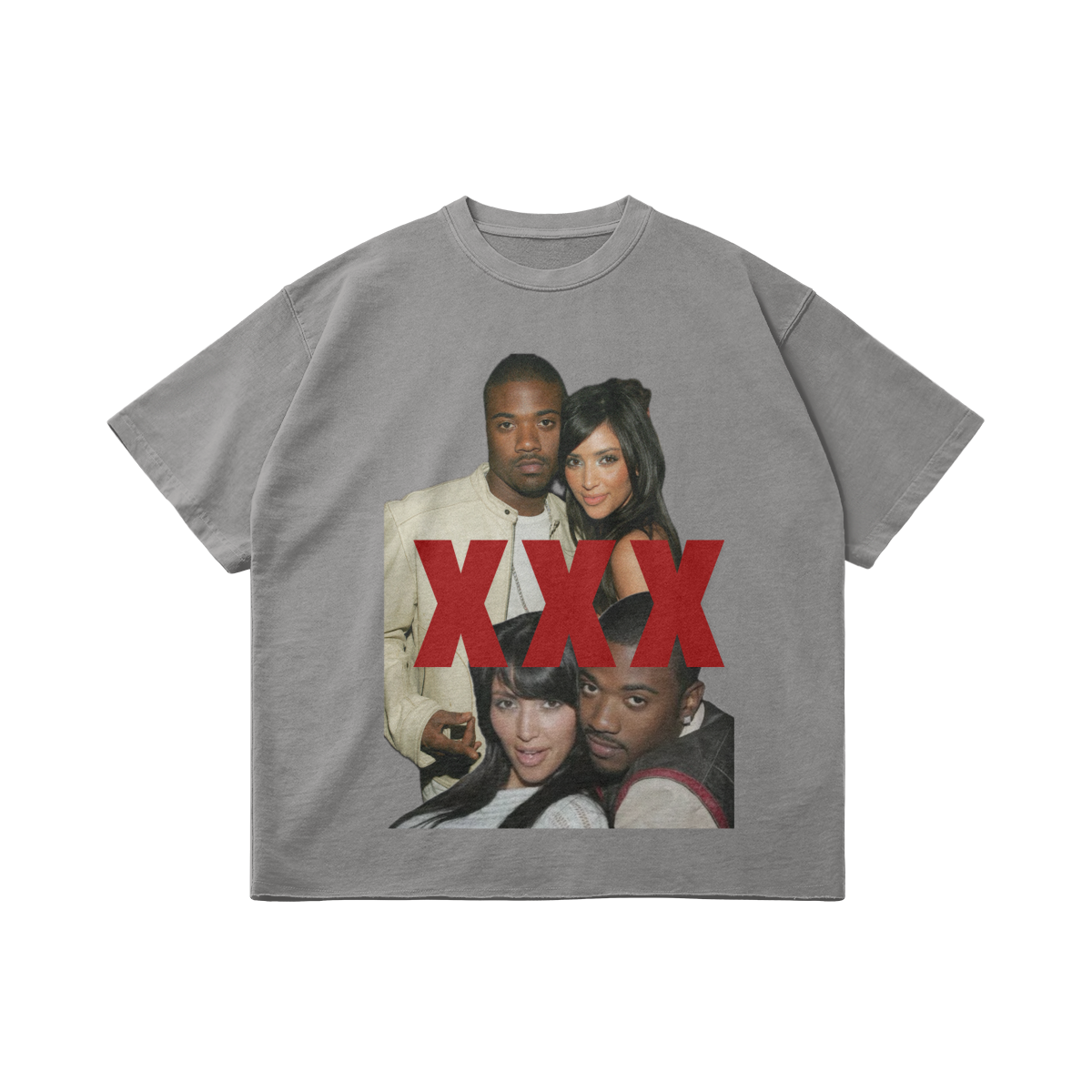 KIM K & RAY J Tee