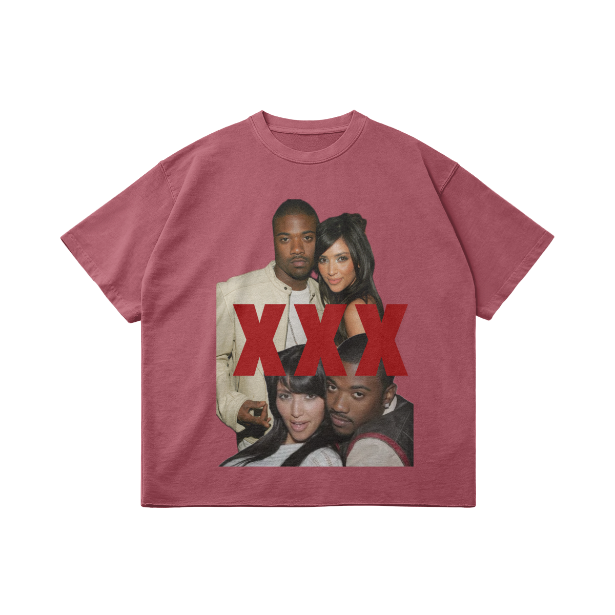 KIM K & RAY J Tee
